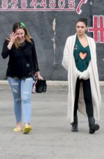 MILA KUNIS Leaves a Nail Salon in Hollywood 03/16/2018