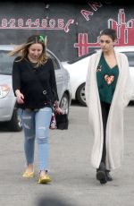 MILA KUNIS Leaves a Nail Salon in Hollywood 03/16/2018