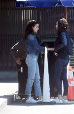 MILA KUNIS Our with a Friend in Los Angeles 03/26/2018
