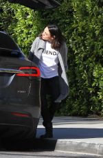 MILA KUNIS Out and About in Los Angeles 03/09/2018