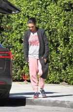 MILA KUNIS Out and About in Los Angeles 03/19/2018