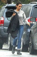 MILA KUNIS Out and About in Los Angeles 03/21/2018