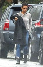 MILA KUNIS Out and About in Los Angeles 03/21/2018