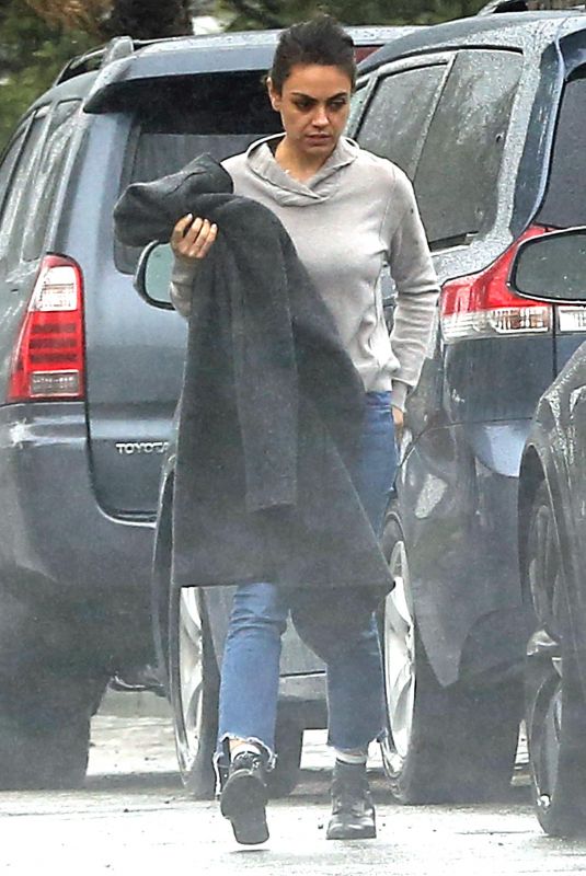 MILA KUNIS Out and About in Los Angeles 03/21/2018
