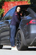 MILA KUNIS Out and About in Los Angeles 03/26/2018