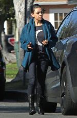MILA KUNIS Out in Los Angeles 03/06/2018