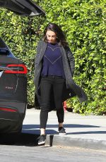 MILA KUNIS Out in Los Angeles 03/30/2018