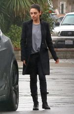 MILA KUNIS Out in Studio City 03/02/2018