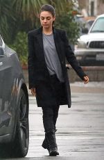 MILA KUNIS Out in Studio City 03/02/2018