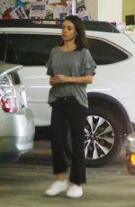 MILA KUNIS Shopping at Whole Foods in Beverly Hills 03/30/2018