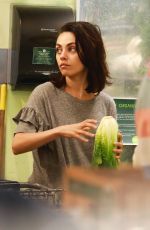 MILA KUNIS Shopping at Whole Foods in Beverly Hills 03/30/2018