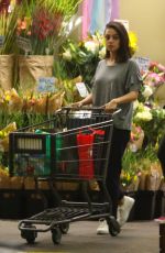 MILA KUNIS Shopping at Whole Foods in Beverly Hills 03/30/2018