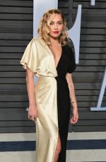 MILEY CYRUS at 2018 Vanity Fair Oscar Party in Beverly Hills 03/04/2018