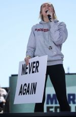 MILEY CYRUS at March for Our Lives in Washington, D.C. 03/24/2018