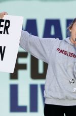 MILEY CYRUS at March for Our Lives in Washington, D.C. 03/24/2018