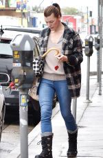 MILLA JOVOVICH Out and About in Los Angeles 03/22/2018