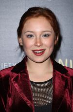 MINA SUNDWALL at Cinema Society & Day Owl Rose Host a Screening of Midnight Sun in New York 03/22/2018