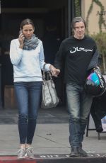 MINNIE DRIVER and Neville Wakefield Leaves Alfred