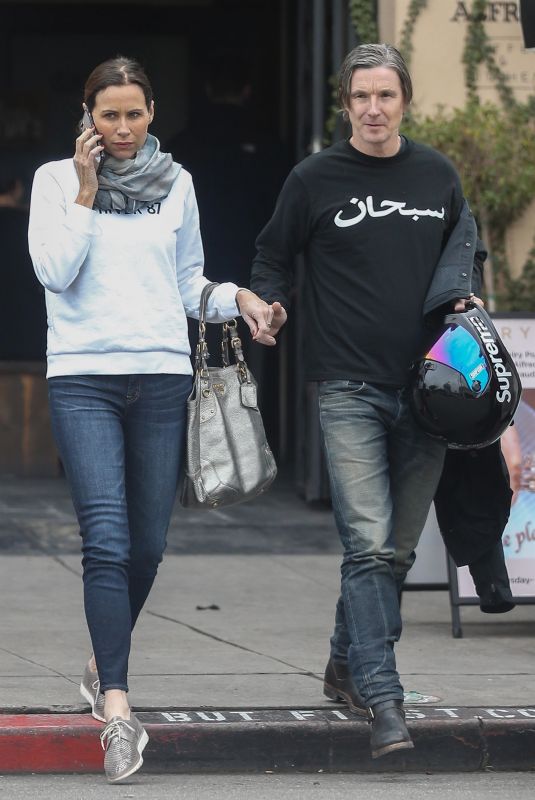 MINNIE DRIVER and Neville Wakefield Leaves Alfred