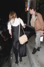 MISCHA BARTON Out for Dinner in Los Angeles 03/27/2018