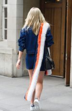 MOLLIE KING Arrives at BBC Radio 1 in London 03/24/2018
