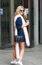 MOLLIE KING Arrives at BBC Radio 1 in London 03/24/2018