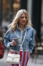 MOLLIE KING Arrives at BBC Radio in London 03/31/2018