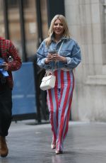 MOLLIE KING Arrives at BBC Radio in London 03/31/2018