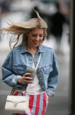 MOLLIE KING Arrives at BBC Radio in London 03/31/2018