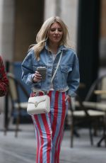 MOLLIE KING Arrives at BBC Radio in London 03/31/2018