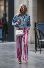 MOLLIE KING Arrives at BBC Radio in London 03/31/2018