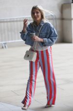 MOLLIE KING Arrives at BBC Radio in London 03/31/2018