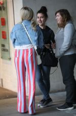 MOLLIE KING Arrives at BBC Radio in London 03/31/2018