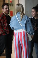 MOLLIE KING Arrives at BBC Radio in London 03/31/2018
