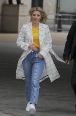 MOLLIE KING Arrives at BBC Studio in London 03/10/2018