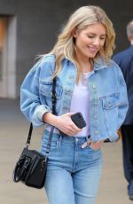 MOLLIE KING in Jeans Leaving BBC Studios in London 03/22/2018