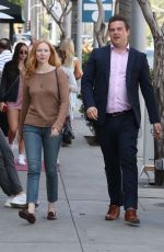 MOLLY QUINN Out for Lunch at Wally