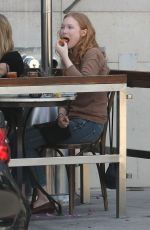 MOLLY QUINN Out for Lunch at Wally