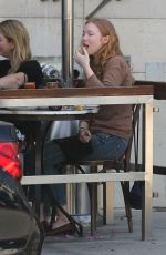 MOLLY QUINN Out for Lunch at Wally