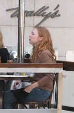 MOLLY QUINN Out for Lunch at Wally