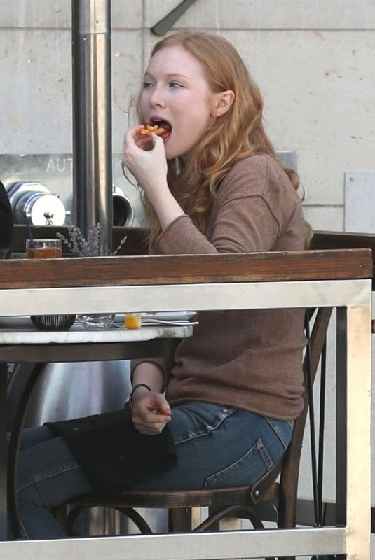 MOLLY QUINN Out for Lunch at Wally