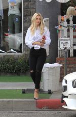 MORGAN STEWART Out for Lunch at The Ivy in West Hollywood 03/09/2018