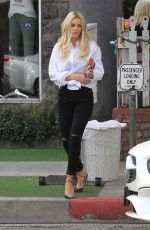 MORGAN STEWART Out for Lunch at The Ivy in West Hollywood 03/09/2018