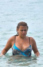 NADIA ESSEX in Bikini at a Beach in Barbados 03/16/2018