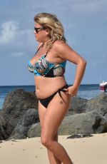 NADIA ESSEX in Bikini at a Beach in Barbados 03/16/2018