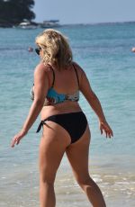 NADIA ESSEX in Bikini at a Beach in Barbados 03/16/2018