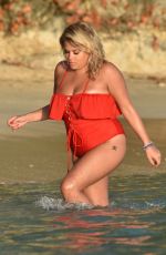 NADIA ESSEX in Swimsuit at a Beach in Barbados 03/18/2018