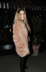 NADINE COYLE Leaves Chiltern Firehouse in London 03/24/2018