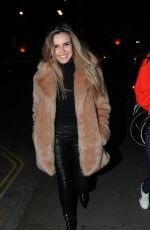 NADINE COYLE Leaves Chiltern Firehouse in London 03/24/2018