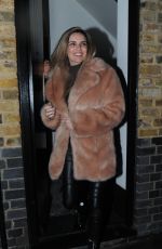 NADINE COYLE Leaves Chiltern Firehouse in London 03/24/2018